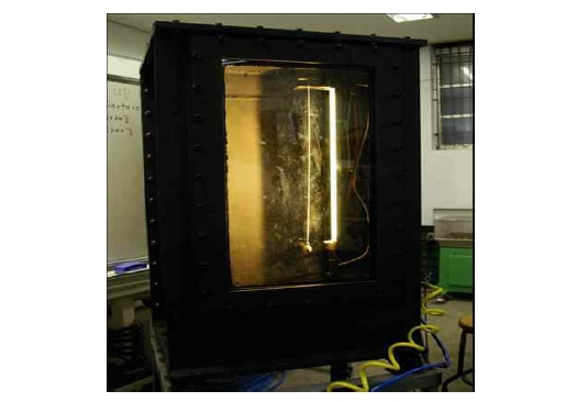 Vacuum chamber for thermally-inducedvibration test (500 width x 600 depth x 1200length in mm)