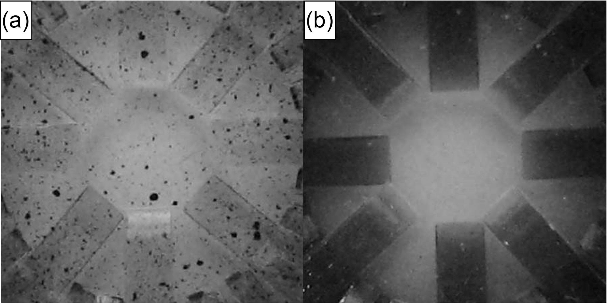 Carbon nanotube dispersion state of (a) raw and (b) masterbatched multiwall carbon nanotube (MWCNT)/poly(dimethylsiloxane) (PDMS) composites at 0.1 phr MWCNT [37].