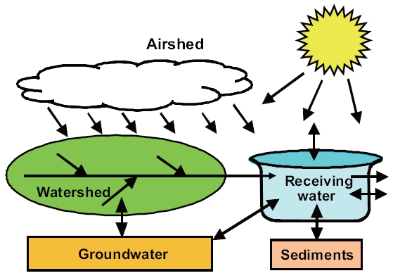 Water-quality models were historically confined to the receiving water with external inputs such as watershed loading treated as external forcing functions. Today advances in computing technology and scientific developments have allowed receiving water models to be integrated with models of other systems such as the watershed and groundwater. Such frameworks can provide a more comprehensive and holistic systems perspective for advanced decision support.