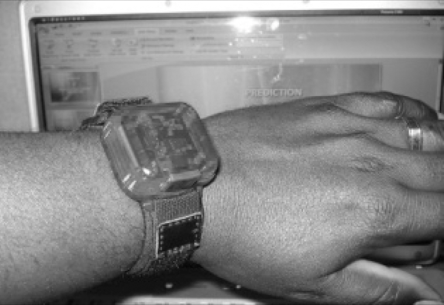 Actigraph wrist watch.