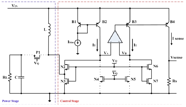 ON-state of current-sensing circuit.