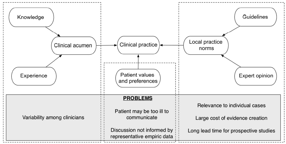 Clinical decision-making and its current problems.