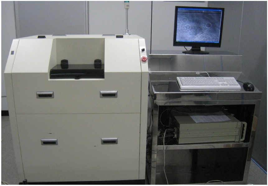 The fabricated equipment of the optical scanning detection system.