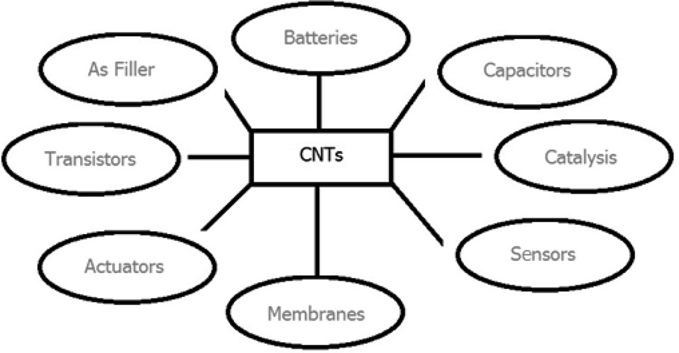Applications of CNTs.