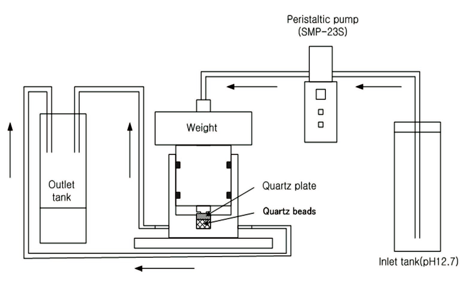 Schematic Figure of Bead Dissolution Experiment System