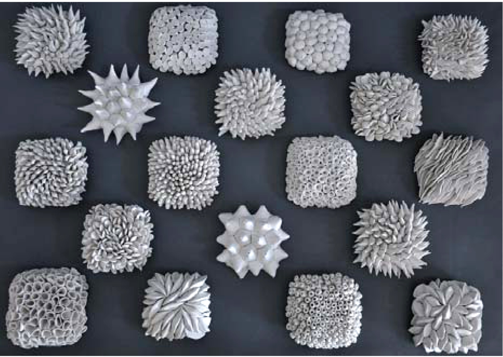 Texture creation in ceramics by Heather Knight. www.heatherknight ceramics.com.