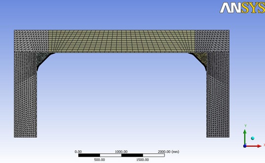 Mesh data for structural analysis.