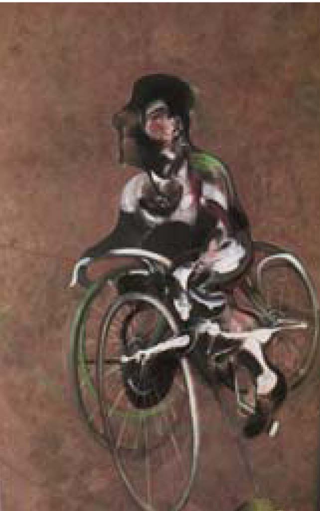 Portrait of George Dyer
riding a bicycle. Schmied(1996),
p.20.