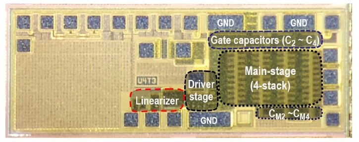 Chip photograph (size=1.6 mm × 0.6 mm).