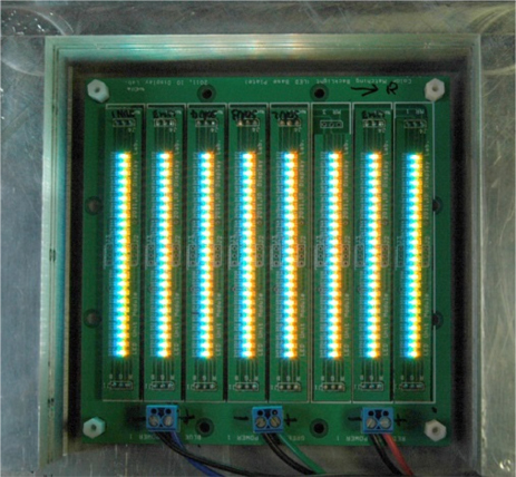 The RGB LED array module used as the RGB light sources.