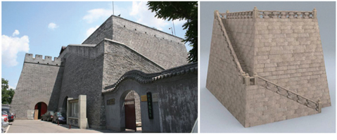 The Beijing Ancient Observatory (left) on Beijing and 3D Model of Ganui-Dae (right) on 'Culturecontent.com'.