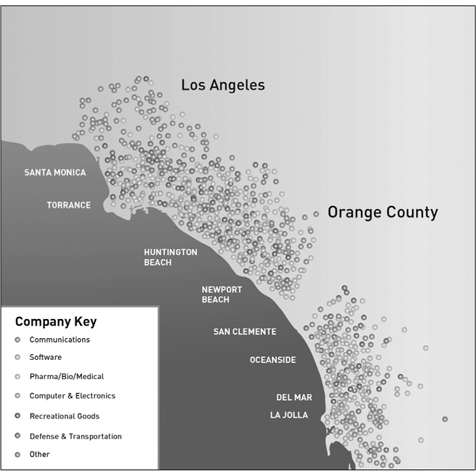 Southern California Tech Start-Ups - 2010: 1,300 Companies