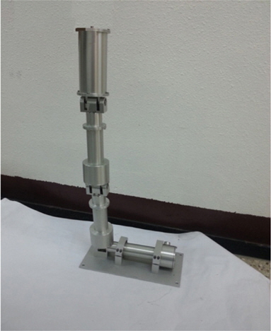 Developed 4-axis waterproof robot arm
