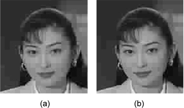 기존방식과 제안된 방식의 얼굴영역 비교