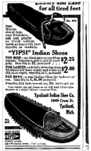 Indian shoes. Ladies Home Journal (1911, January), p.90.
