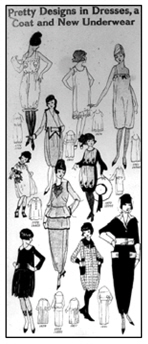 Dress, coats, underwear. Ladies Home Journal (1919, February), p.115