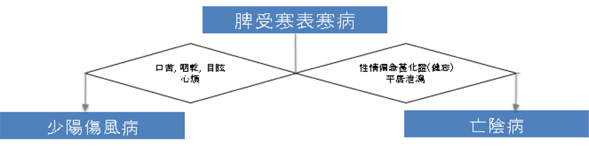 Diagnosis of lesser-yang wind-injury(soyang-sangpung) symptomatology and yin-depletion(mangeum) symptomatology in Soyangin symptomatology.