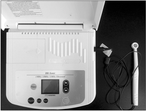 Low intensity pulsed ultrasound picture used in the experiment.