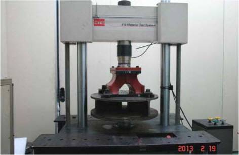 Photo for static load deflection test