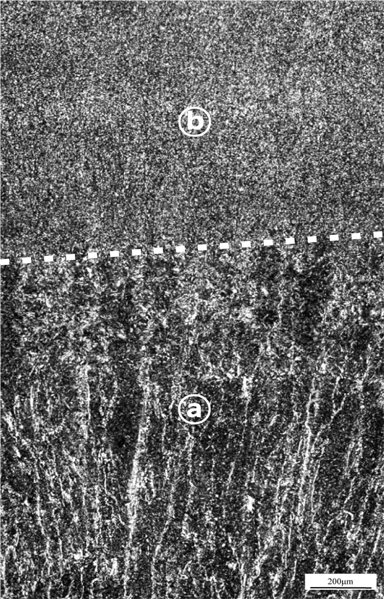 Typical microstructure of multipass weld metal