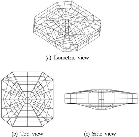Structure of 3D designed spudcan