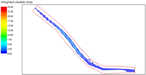 Simulation Results of Weighted Usable Area without Additional Discharge.