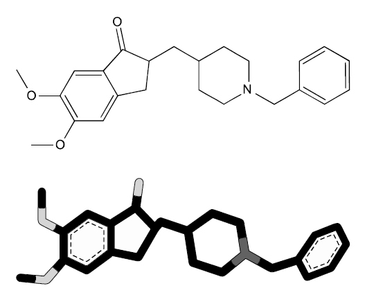 Chemical Structure of Donepezil Used in This Study.