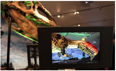 미국 스미스 소니언 박물관의 공룡AR사례