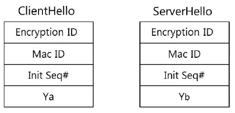 ClientHello와 ServerHello 패킷의 구조