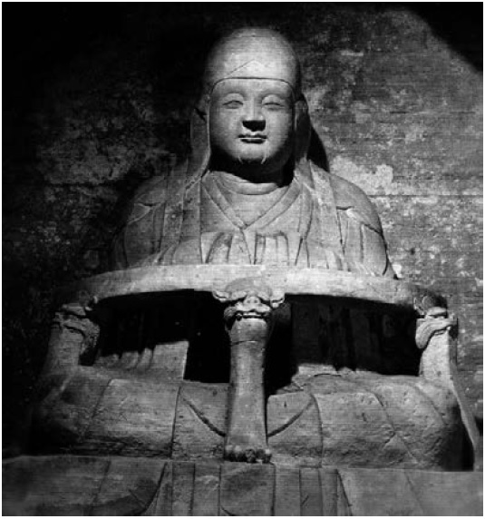 The Great Monk Sengqie, Northern Song, Tazu Beishan, Cave 177, Sichuan, China