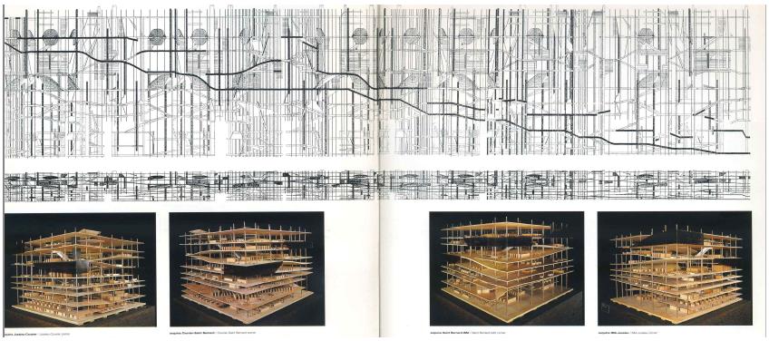 Deux Bibliotheque pour Jussieu, Paris (concours, 1992), Rem Koolhaas