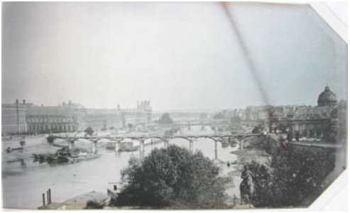 Anonyme, La Seine, Le Louvre et le Quai de la Megisserie, vers 1845-1850.