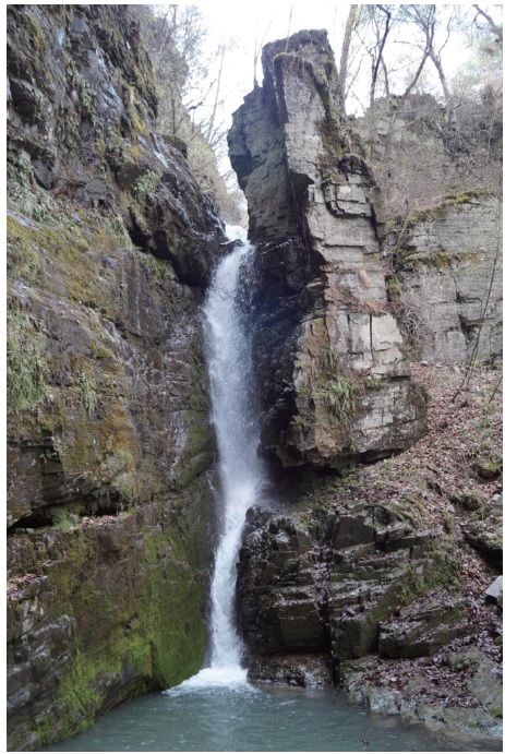 Gwanchang Falls at Bonghwa-gun in Gyeongbuk, South Korea