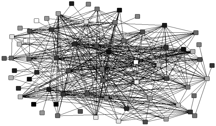 Social network diagram