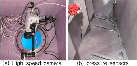 High-speed camera & sensors for full-scale test