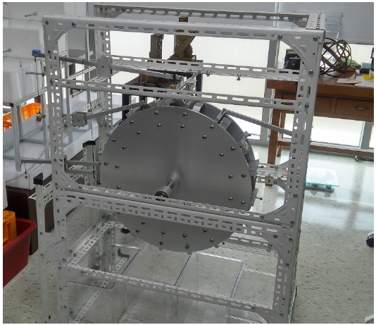 Experimental model of water wheel control system of Heumhyeonggaknu.