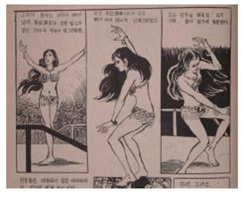Scenes illustrating Mata Hari’s nude dance.
