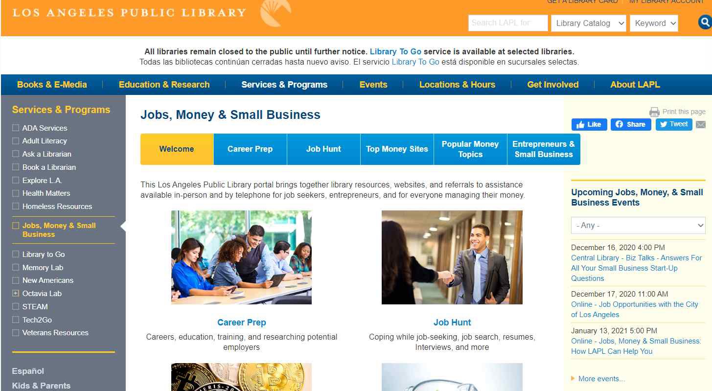 Brooklyn Public Library Job and Career Services